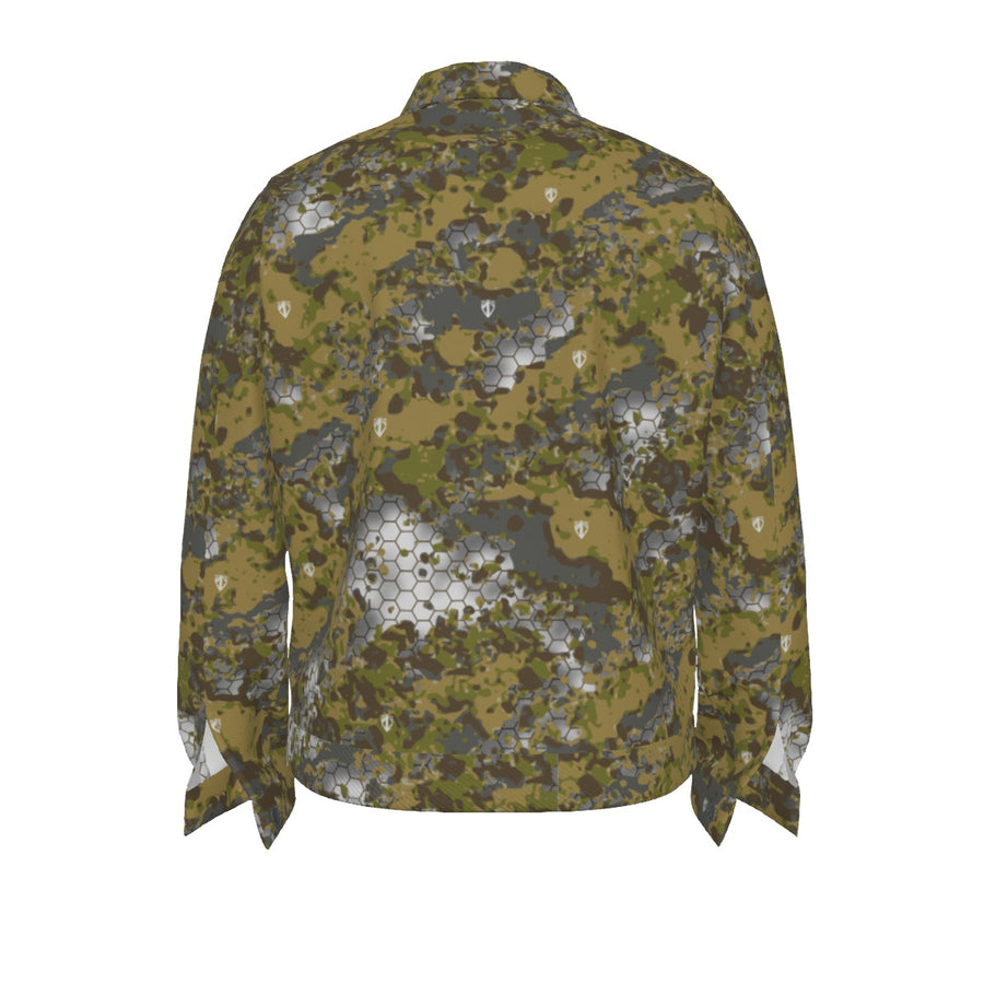 All-Over Print Unisex Lapel Jacket | 245GSM Cotton