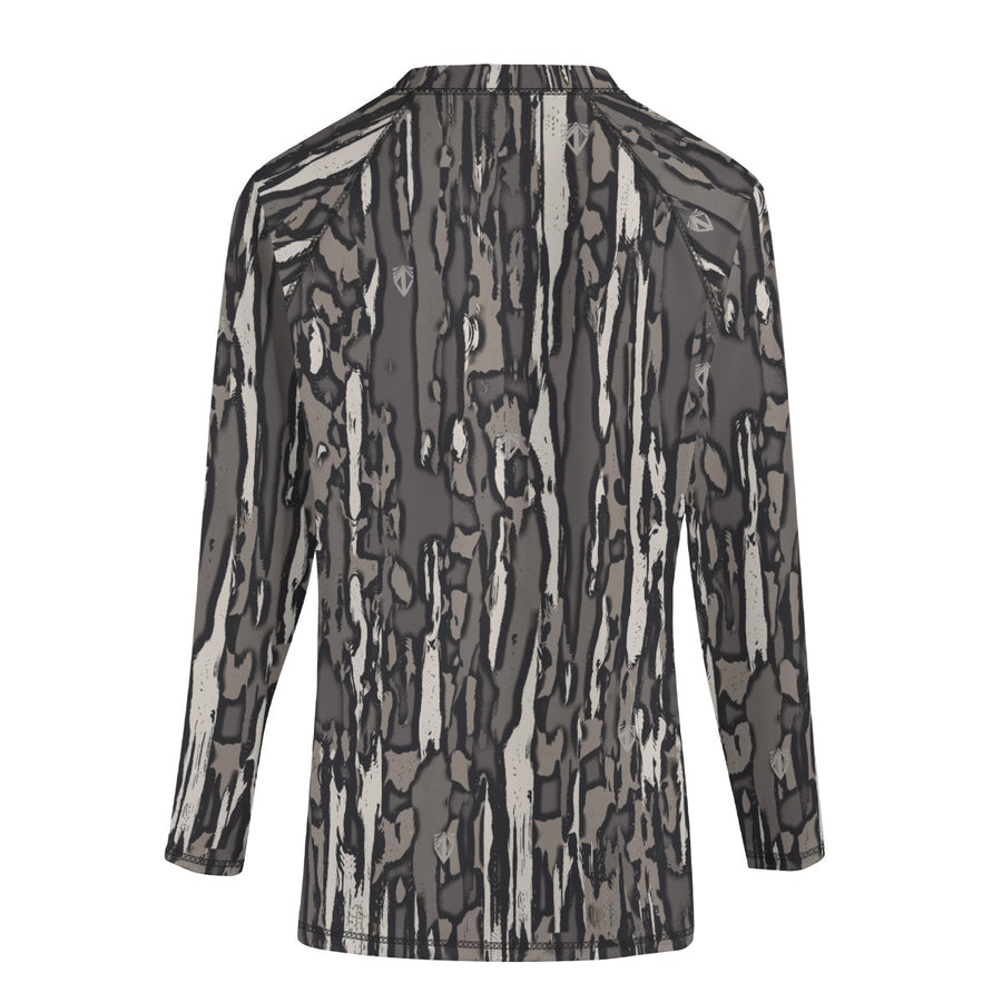 Evolve Raglan Long Sleeve - Compression Fit (DIGITAL BARK)