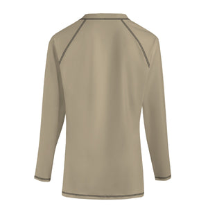 Evolve Raglan Long Sleeve - Compression Fit (KHAKI)