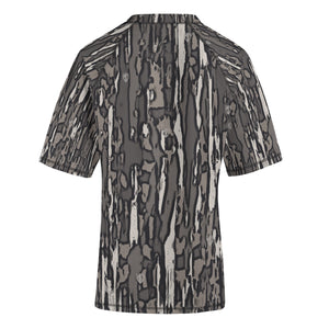 Evolve Raglan Short Sleeve - Compression Fit (DIGITAL BARK)