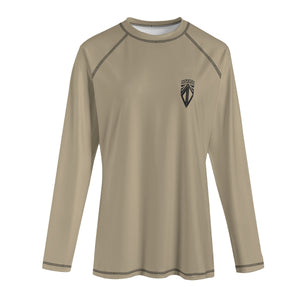 Evolve Raglan Long Sleeve - Compression Fit (KHAKI)