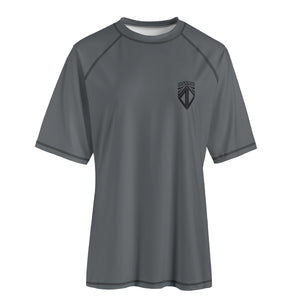 Evolve Raglan Short Sleeve - Compression Fit (GREY)