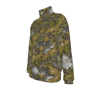 All-Over Print Men's Stand Collar Jacket