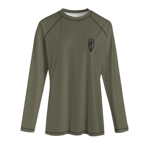 Evolve Raglan Long Sleeve - Compression Fit (OLIVE)