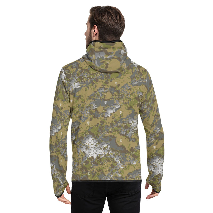 All-Over Print Men's Stylish Hoodie with Thumb Hole Design