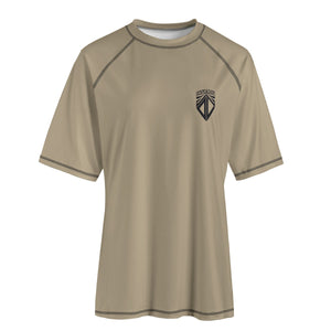 Evolve Raglan Short Sleeve - Compression Fit (KHAKI)