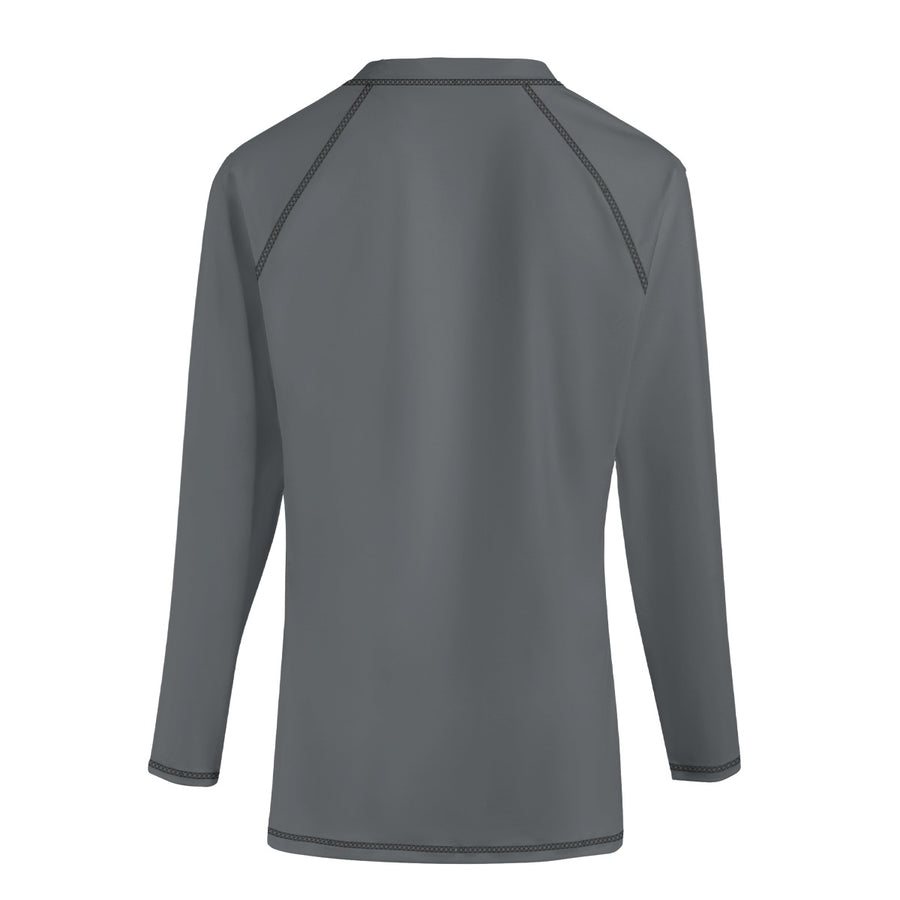Evolve Raglan Long Sleeve - Compression Fit (GREY)