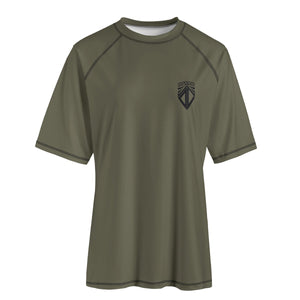 Evolve Raglan Short Sleeve - Compression Fit (OLIVE)