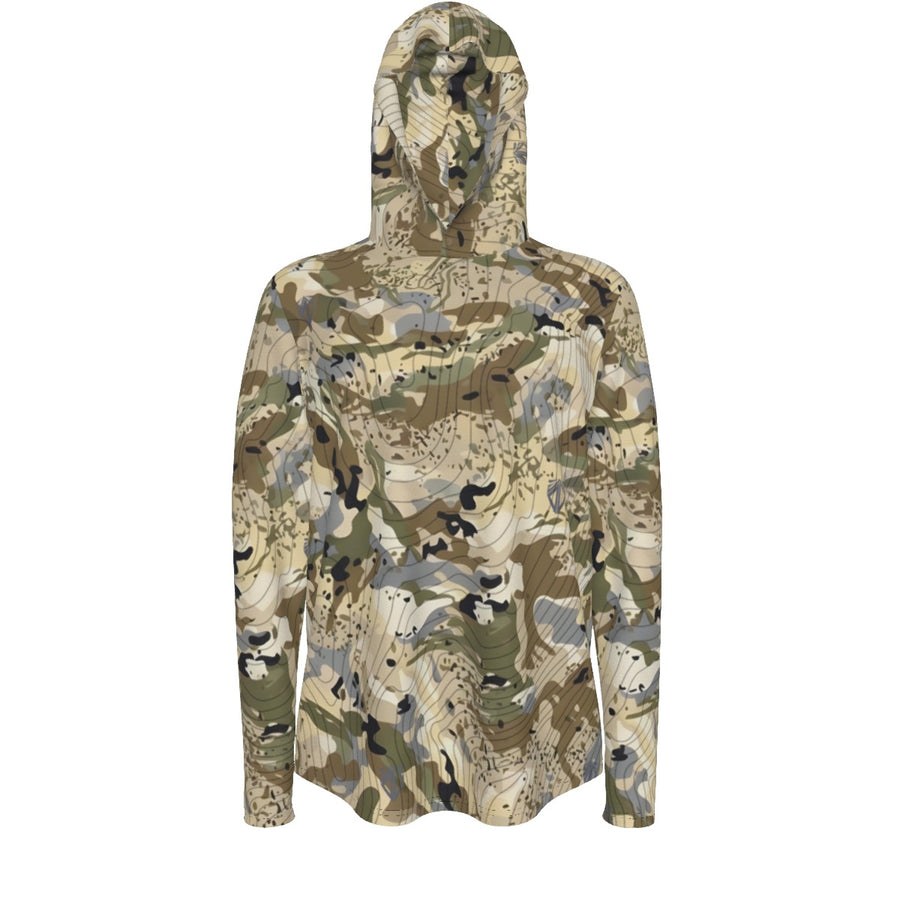 SunShield Sunscreen Hoodie With Thumb Holes LS (ROCKWELL SAGE)