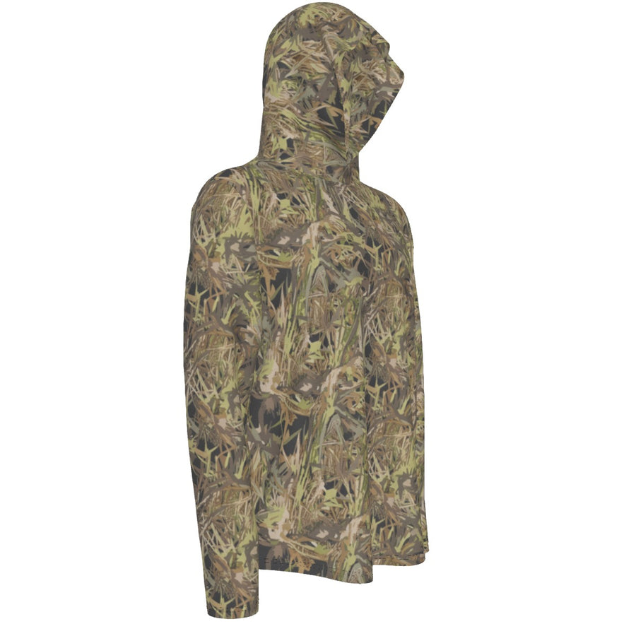 SunShield Sunscreen Hoodie With Thumb Holes LS (PRAIRIE MARSH)