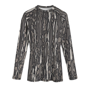 Evolve Raglan Long Sleeve - Compression Fit (DIGITAL BARK)