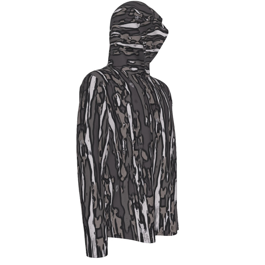 Shield UV Hoodie with Thumb Holes (DIGITAL BARK)