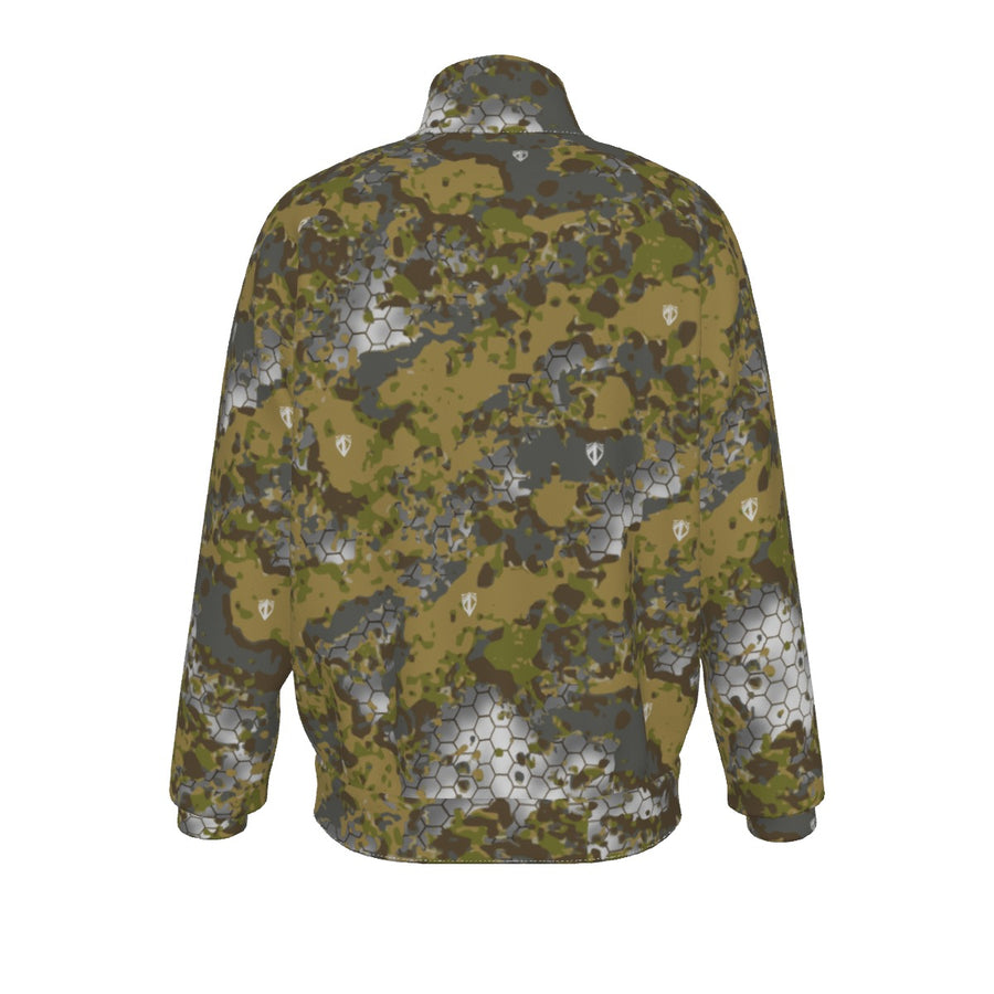 All-Over Print Men's Stand Collar Jacket