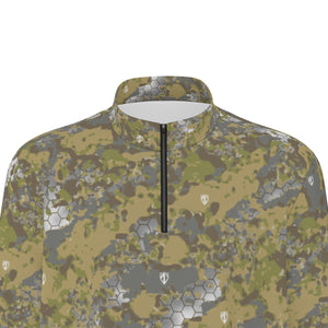 All-Over Print Men's Half Zip Pullover
