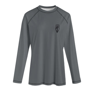 Evolve Raglan Long Sleeve - Compression Fit (GREY)