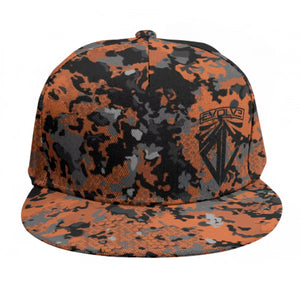 Evolve Snapback Flat bill Camo Hat