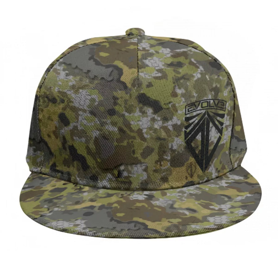 Evolve Snapback Flat bill Camo Hat